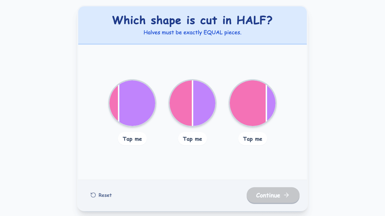 Halves and Quarters