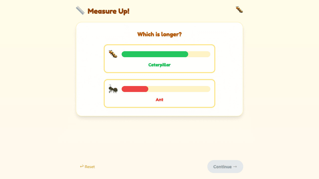 Comparing and Measuring Lengths