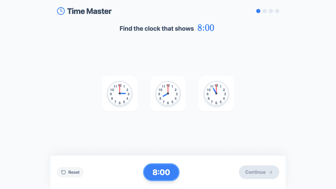 Telling Time to the Hour and Half Hour