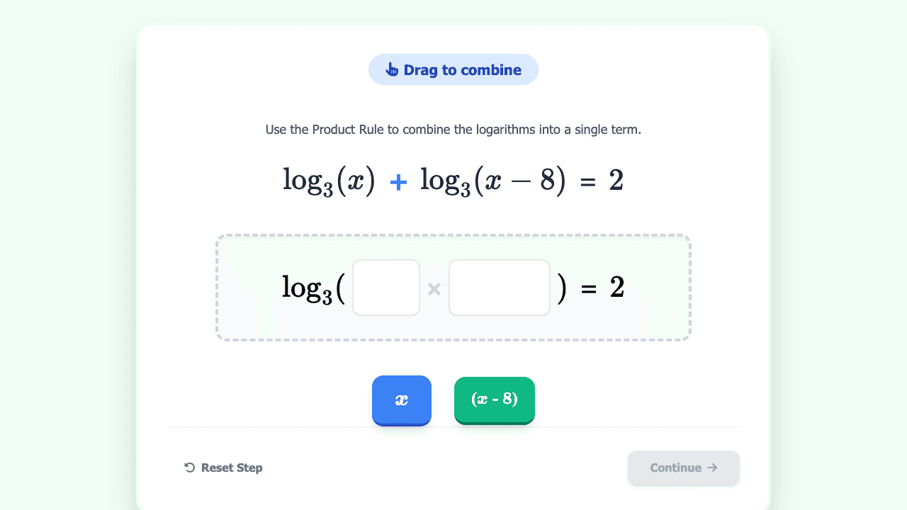 Solving Logarithmic Equations