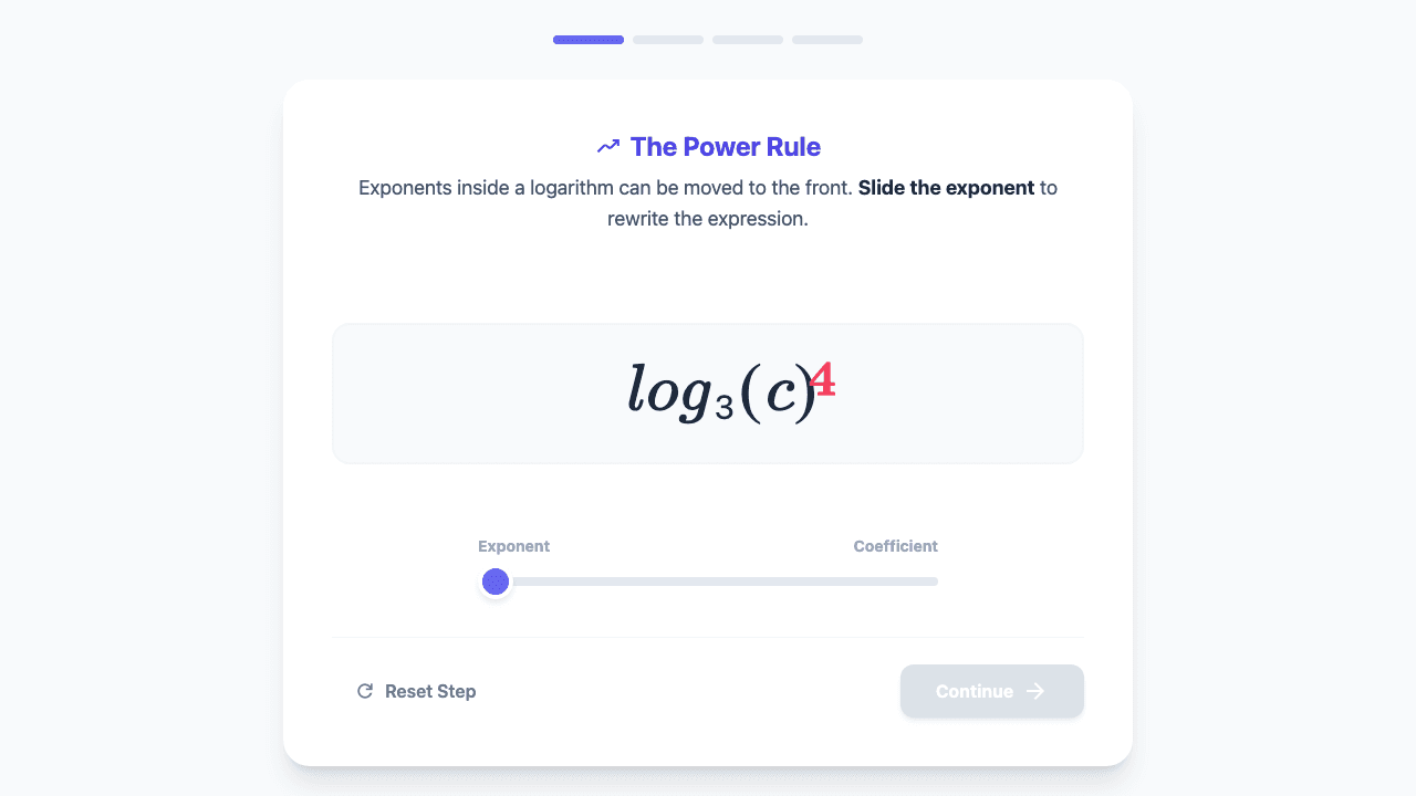 Properties of Logarithms