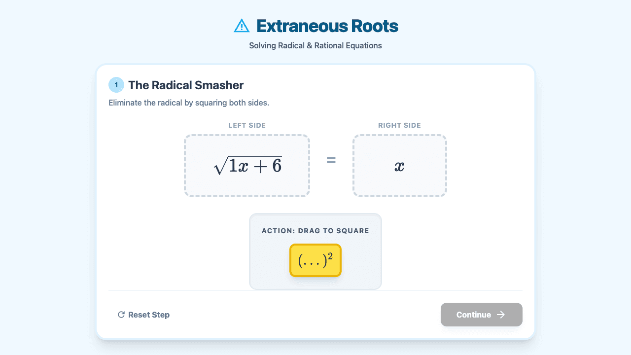 Radical and Rational Equations