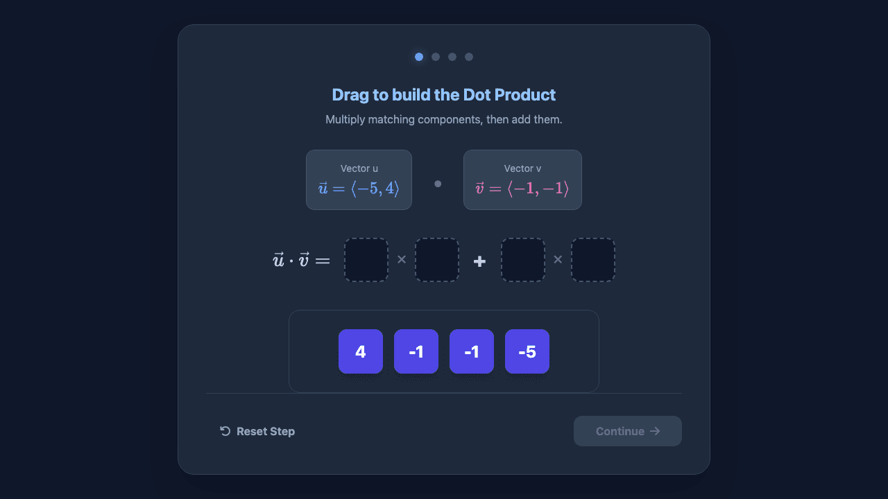 Dot Product and Vector Angles