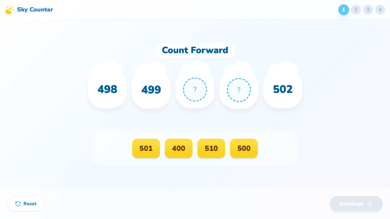 Counting to 1,000