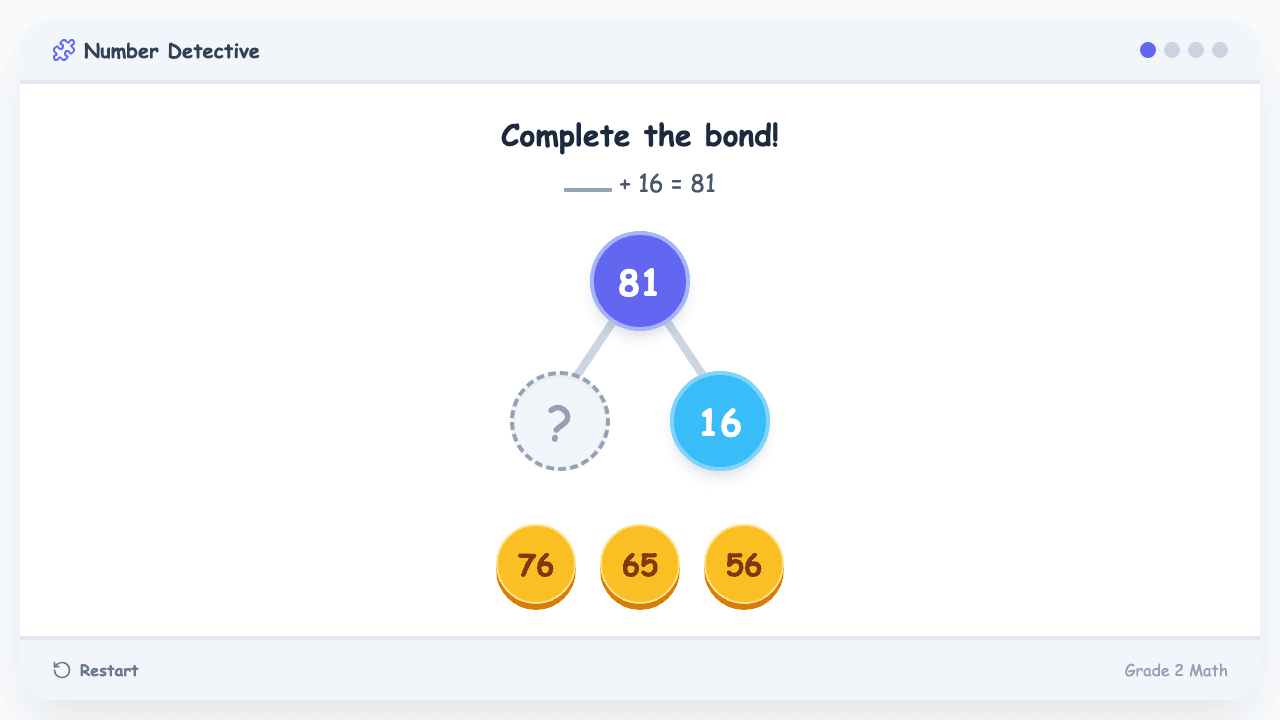 Missing Numbers in Two-Digit Equations