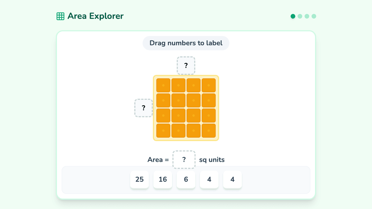 Area Formula for Rectangles