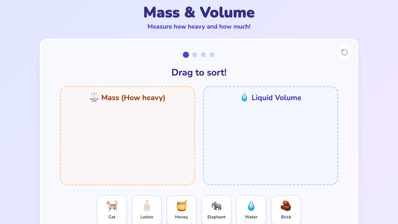 Mass and Liquid Volume