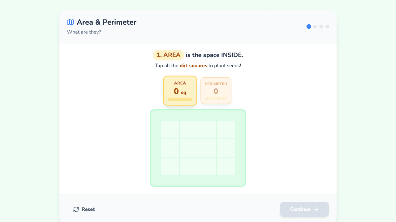 Comparing Area and Perimeter