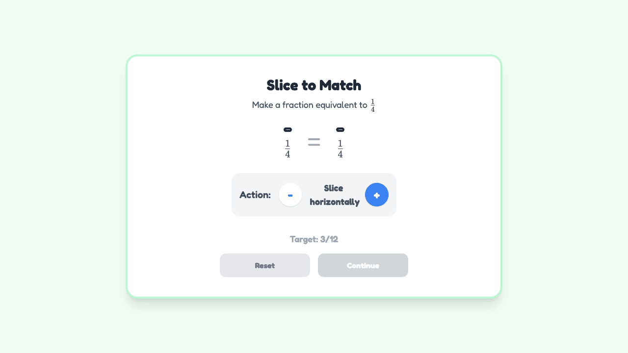 Generating Equivalent Fractions