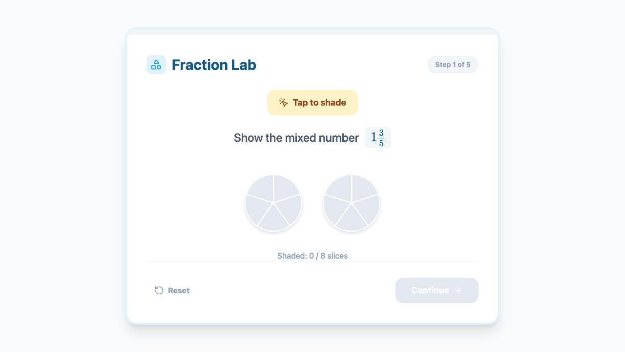 Mixed Numbers and Improper Fractions