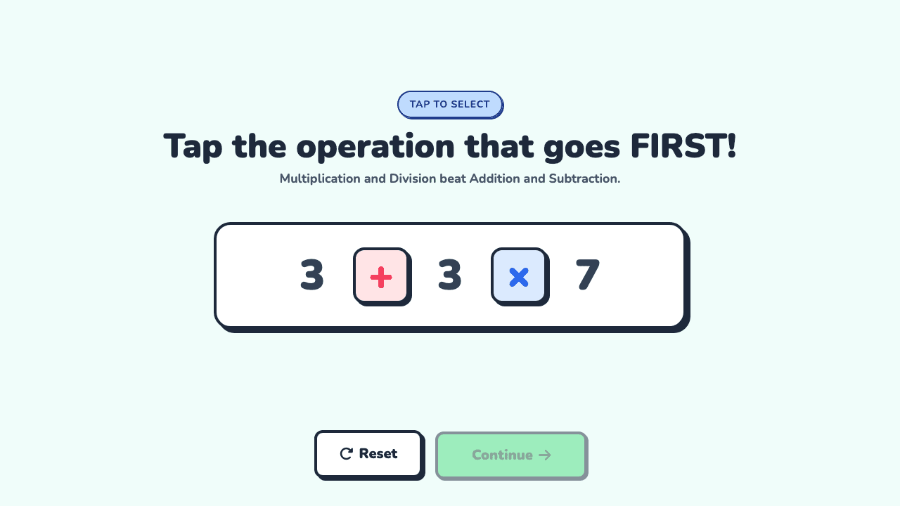 Order of Operations