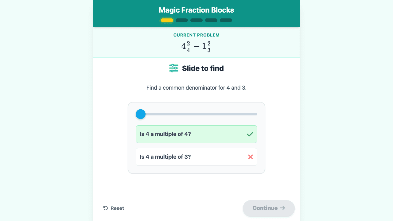 Add & Subtract Mixed Numbers