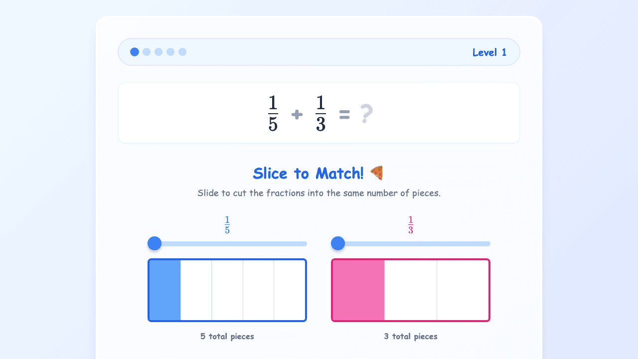 Add & Subtract Fractions with Unlike Denominators