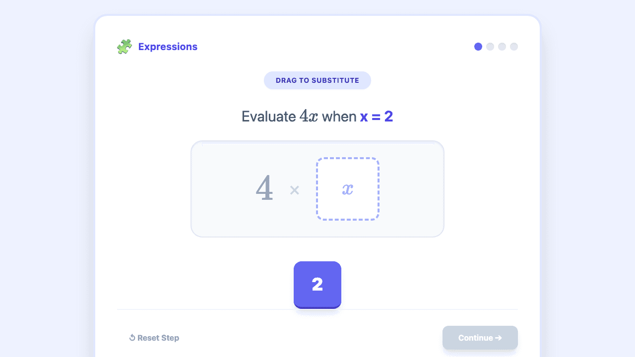 Evaluating Algebraic Expressions