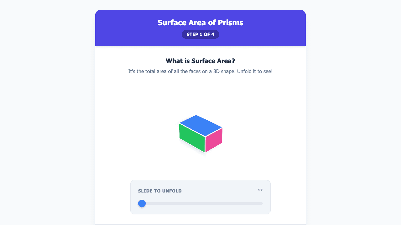 Surface Area of Prisms