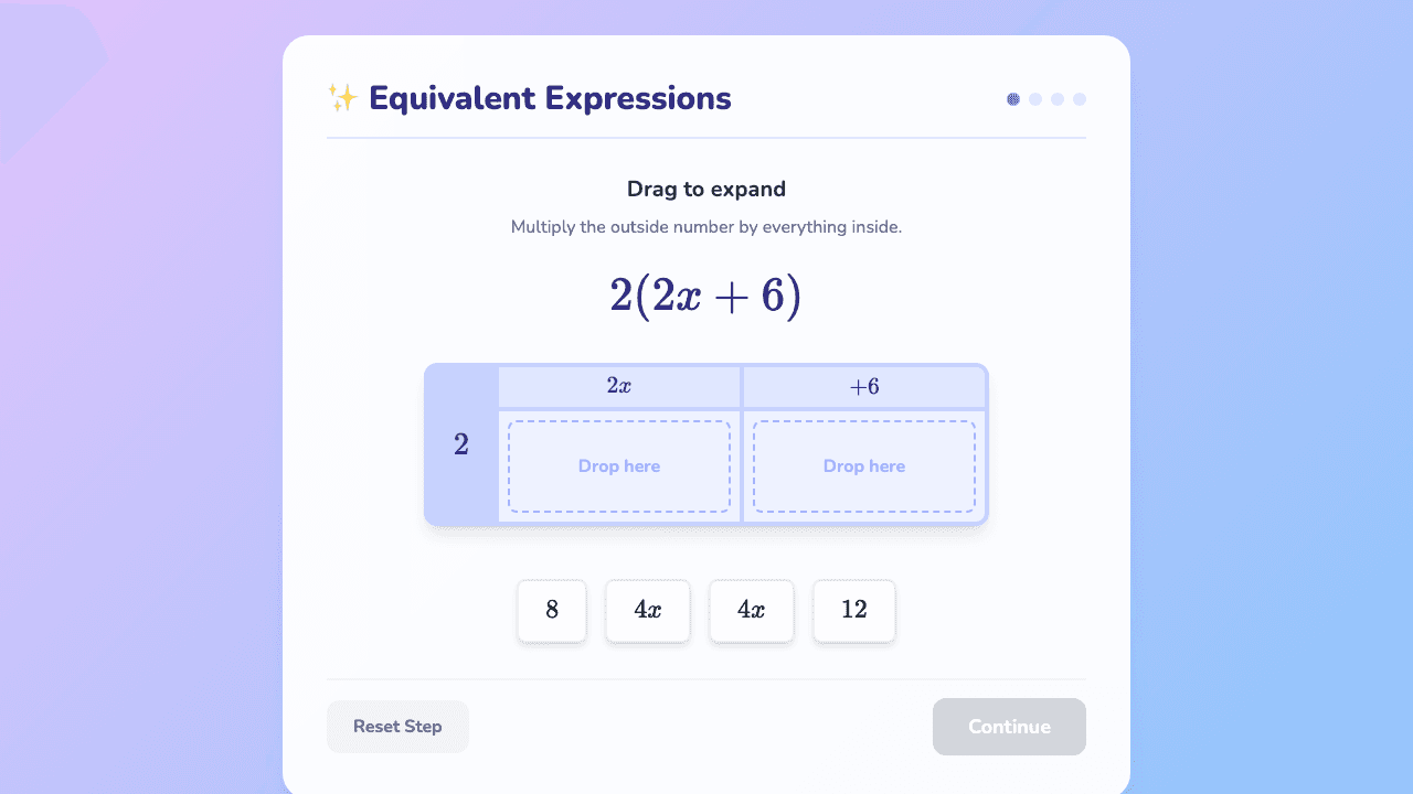 Identifying Equivalent Expressions
