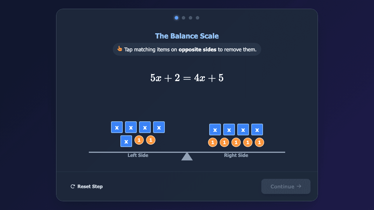 Equations with Variables on Both Sides