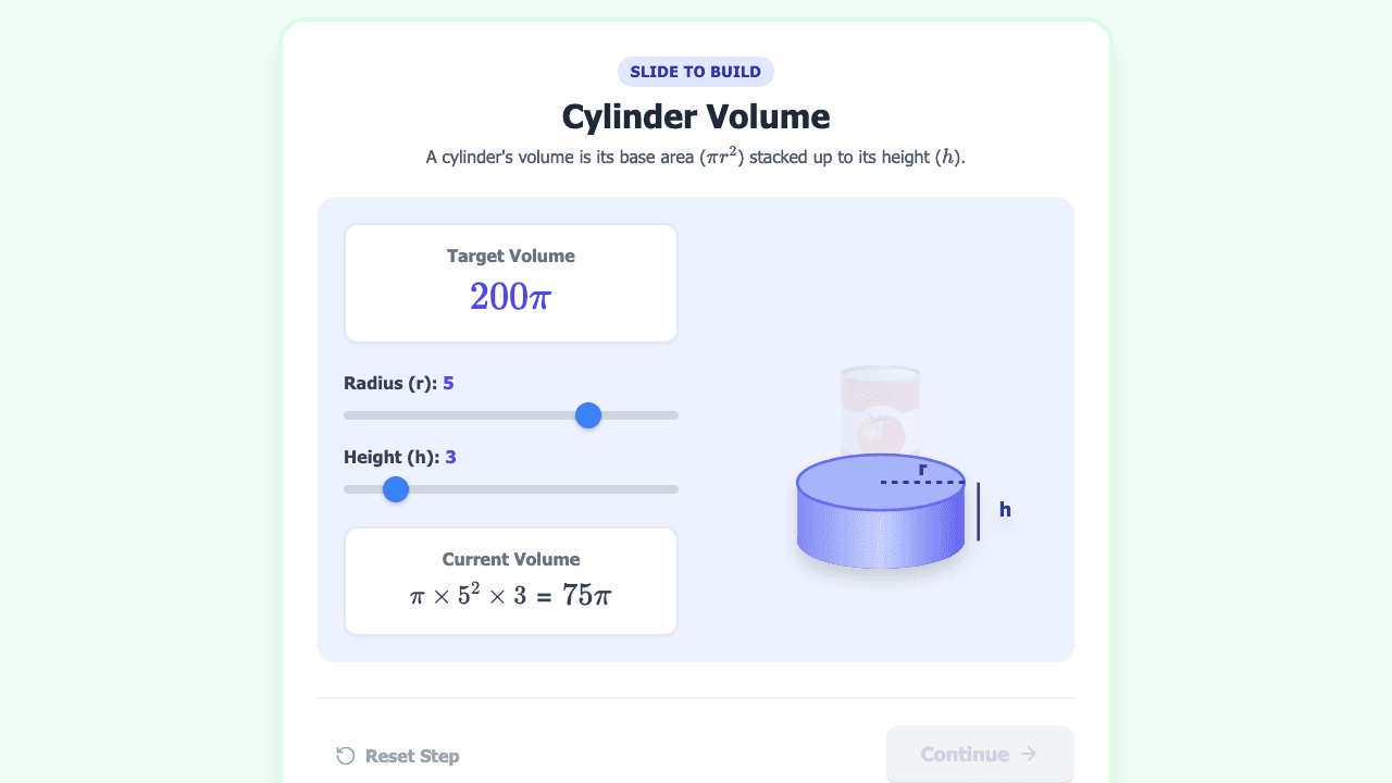 Volume of Cylinders, Cones, and Spheres
