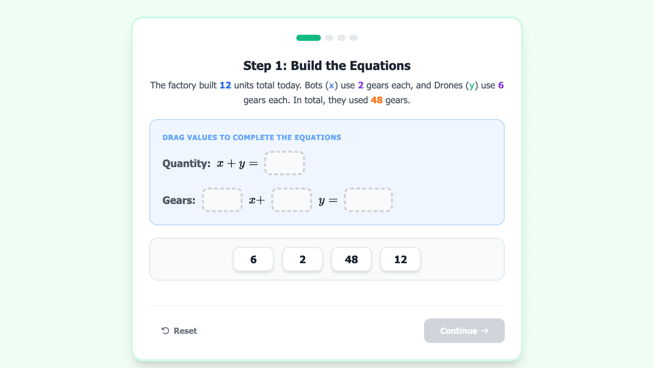 Systems of Equations Word Problems